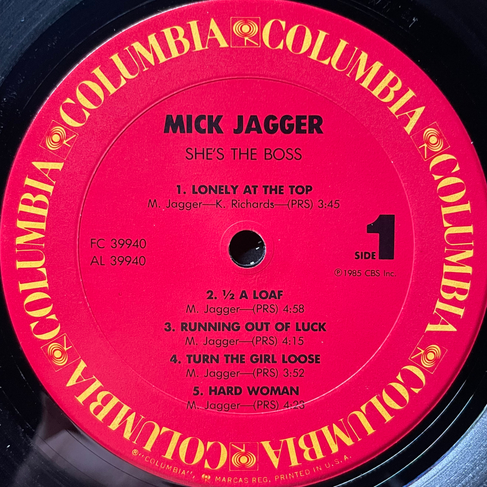 Mick Jagger ‎– She's The Boss (США 1985г.)