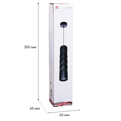 16006-0.9-001LD 300mm GU10 BK светильник точечный Reluce Technical, GU10х1