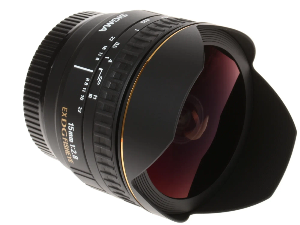 Объектив Sigma AF 15mm f/2.8 EX DG Diagonal Fisheye Canon EF для Sony