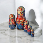 Матрёшка 21см  "С лисичкой" 5мест