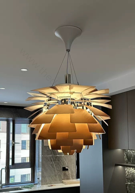 Pendant design lamp PH Artichok by Louis Poulsen (gold)