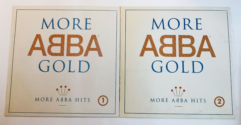 Винтажная виниловая пластинка LP ABBA More ABBA Gold (More ABBA Hits) (vol. 1,2)