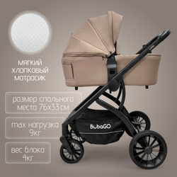 Модульная коляска BubaGO Lotta Thermo 3в1