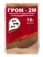 Средство от муравьев и почвенных мушек Гром-2М, микрогранулы, 10 г
