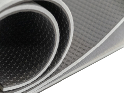 Мат для йоги и аэробики двухслойный 6 мм REBEL HARDMAT
