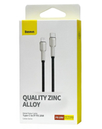 Baseus Cafule Series Metal Data Cable Type-C to iP PD 20W 25см (CATLJK-01) черный
