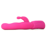 Розовый хай-тек вибромассажер iVibe Select iRabbit - 26 см. (Цвет: розовый)