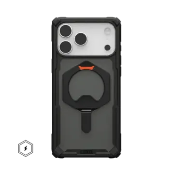 UAG Plasma XTE with MagSafe Series Case for Apple iPhone 17 Pro Max Black/Orange (Чёрный)