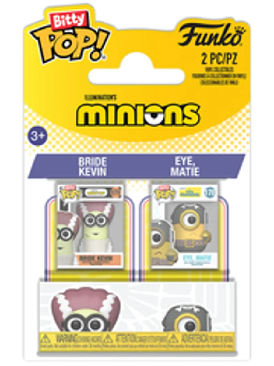 Funko Bitty POP! Minions: Bride Kevin and Eye, Matie (2 pack)