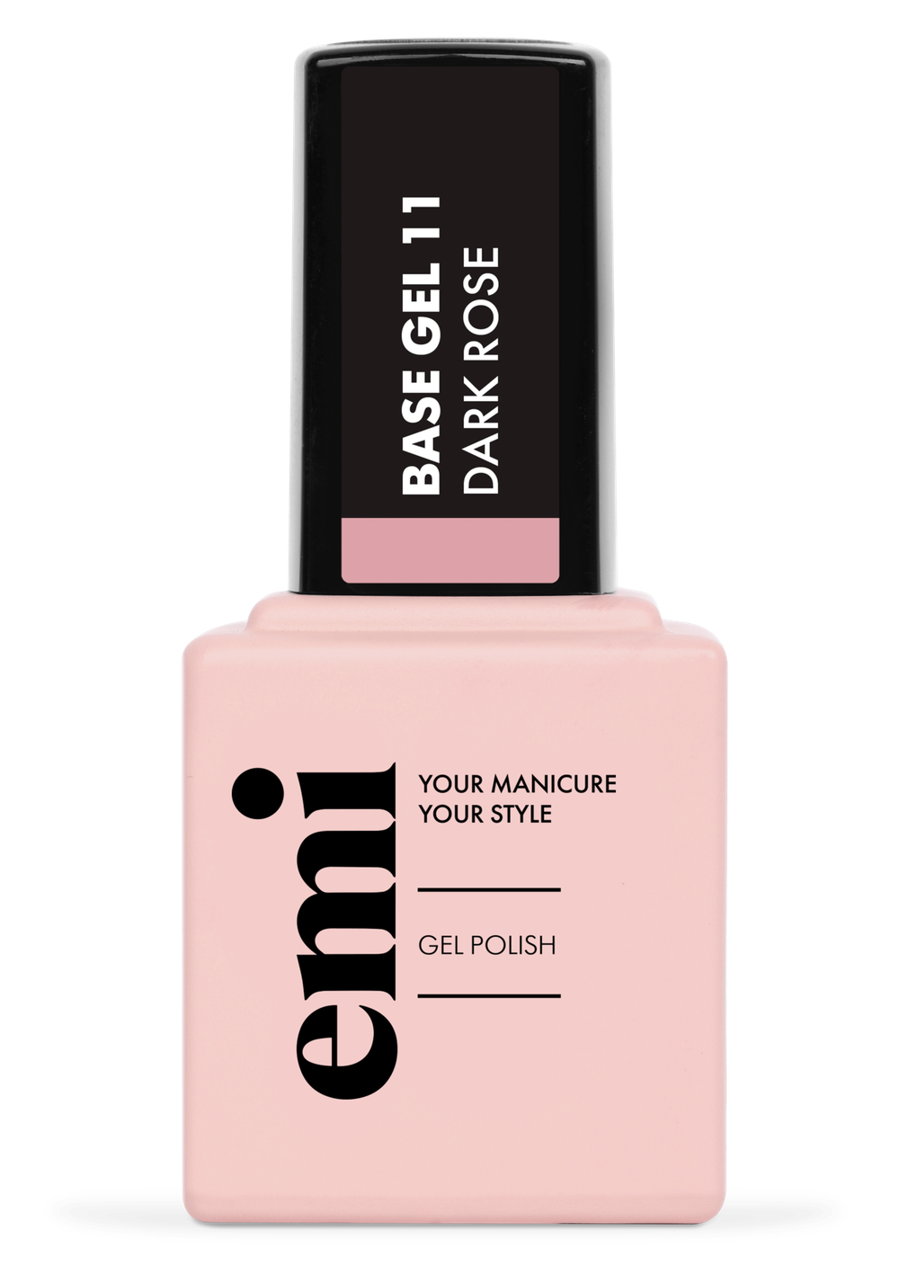 E.MiLac Base Gel Темно-розовый №11, 9 мл.