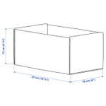 Набор коробок IKEA KOMPLEMENT (КОМПЛЕМЕНТ), Светло-серый, 15x27x12 см, 2 шт