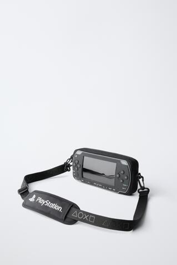ZARA СУМКА ЧЕРЕЗ ПЛЕЧО PSP™, ЧЕРНЫЙ
