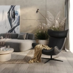 Кресло Bradex Home TORO серый, экокожа