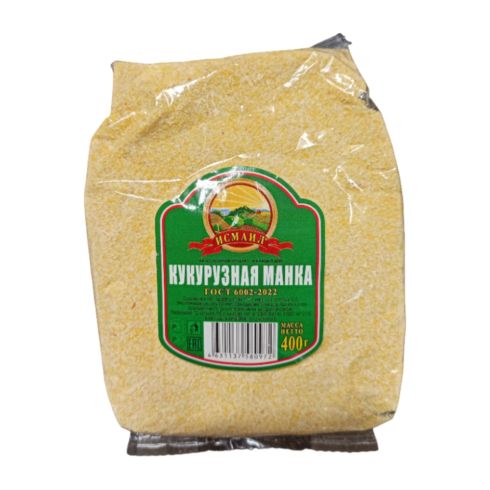 Манка(КУКУРУЗНАЯ) "Исмаил" 400гр