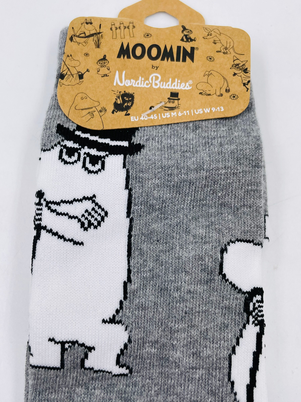 Носки Moomin, серые, Moominpappa, размер 40-45 (из Финляндии)