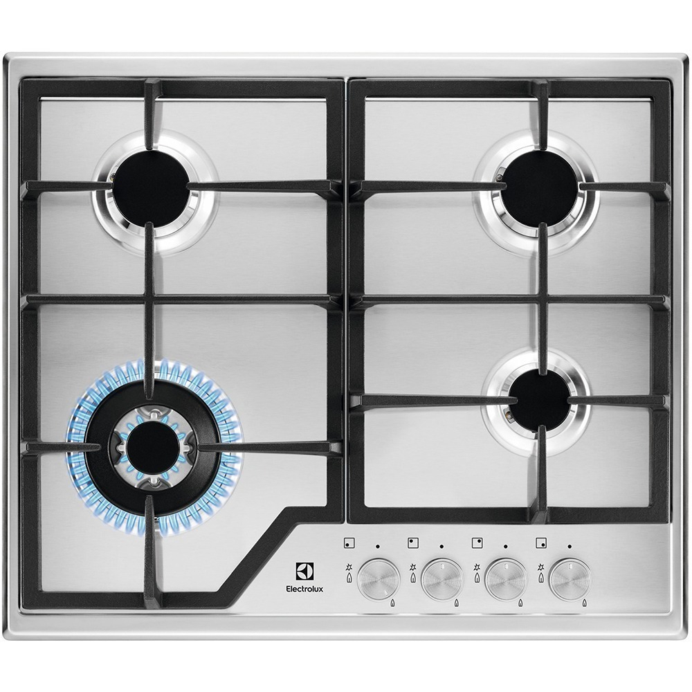 Встраиваемая газовая варочная панель Electrolux EGS6436SX