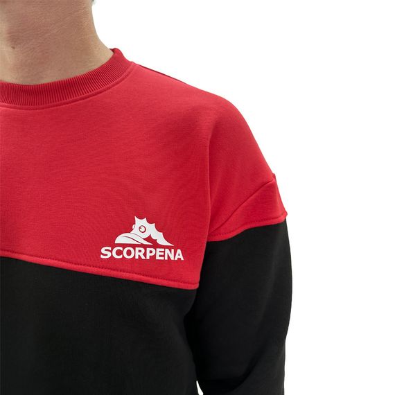Свитшот Scorpena Collection черно-красный