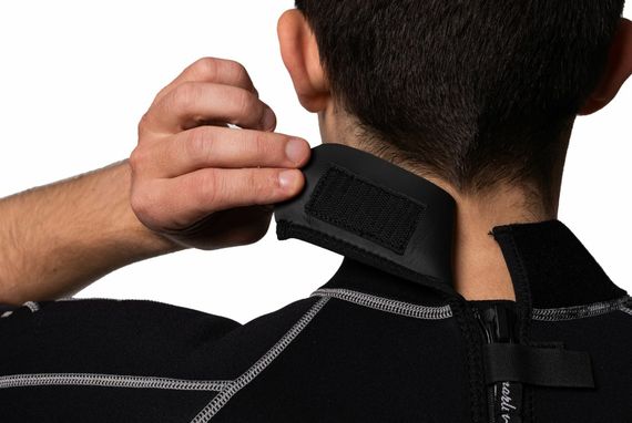 Гидрокостюм Marlin Malibu Shorty Man черно-серебристый 2,5 мм