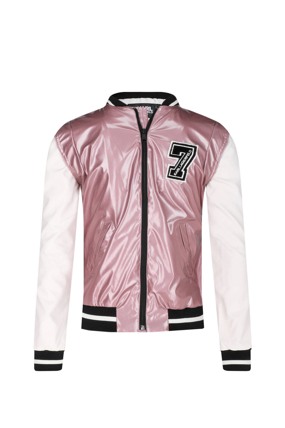 Куртка бомбер Karl Lagerfeld Kids - розовый(Z30106)
