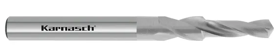 Короткое ступенчатое сверло Karnasch M3, 90°, HSS-XE, DIN 1897, арт. 40.1060.030