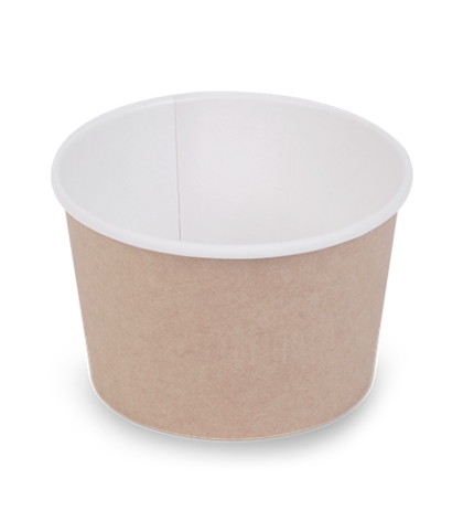 OSQ Упаковка Round Bowl крафт 300 БЕЗ КРЫШКИ (1/30/600)