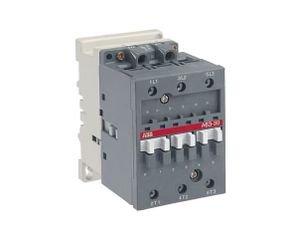 Контактор A63-30-11 ABB 1SBL371001R8011, 3-полюсный [3NO], 30кВт, 63А[AC3], в.к.1NO+1NC, электро-магнитная катушка 230В(AC) торцевые зажимы, на DIN/монтажную панель, IP10