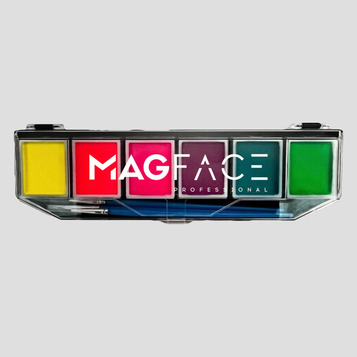 Аквагрим MAGFACE Набор неон 6 шт * 10 гр