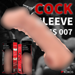 Насадка Cock Sleeve телесная TPE KOKOS CS-007-L