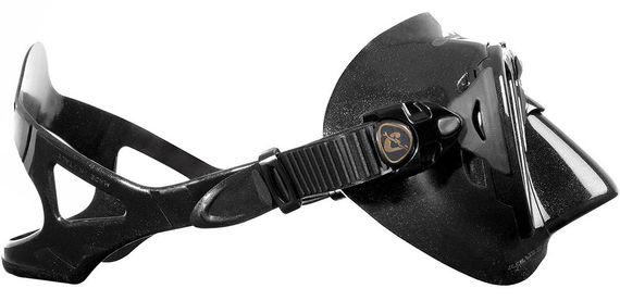Маска Cressi Nano HD Черный силикон Black Черная