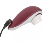 Красный бесконтактный клиторальный стимулятор 10,4см Womanizer Liberty Clitoral Stimulator Red Wine WZ11CL0200