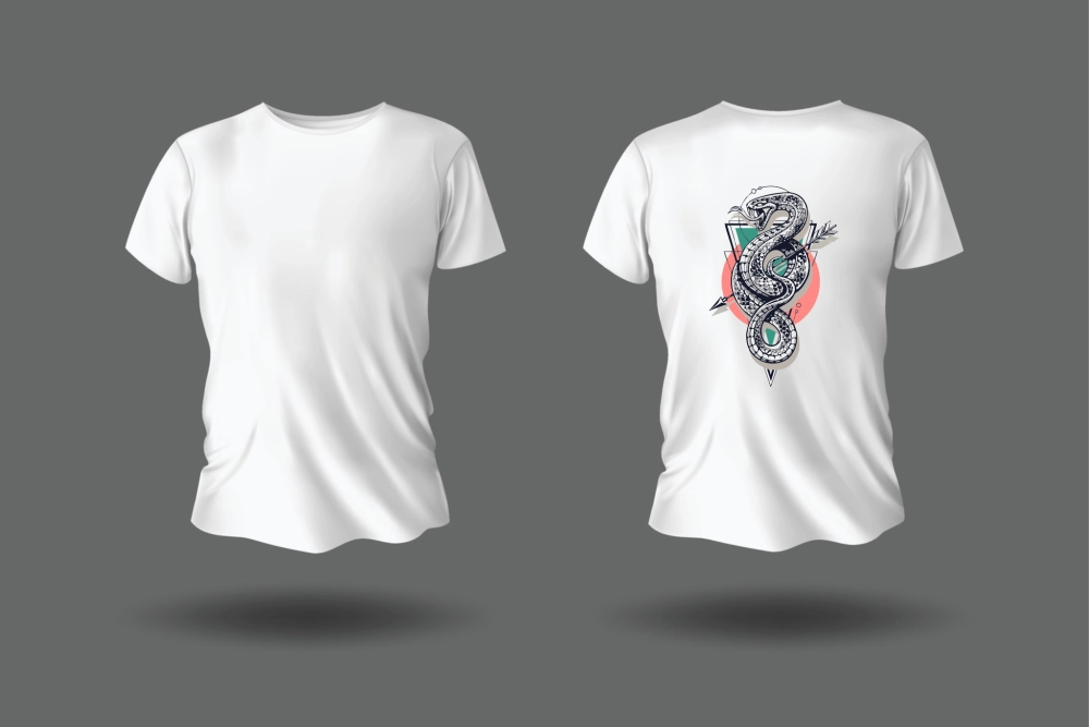 Футболка с принтом «Змей Салазар», цвет белый, р-р 56