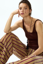 Брюки со стяжкой из смеси с лиоцеллом - H&M