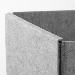 IKEA KOMPLEMENT  (ИКЕА КОМПЛЕМЕНТ)  -  Комплект коробок, 6 шт - светло-серый 65x54 см