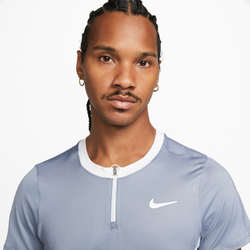 Мужское теннисное поло Nike Men's Court Dri-Fit Advantage Polo - небесный