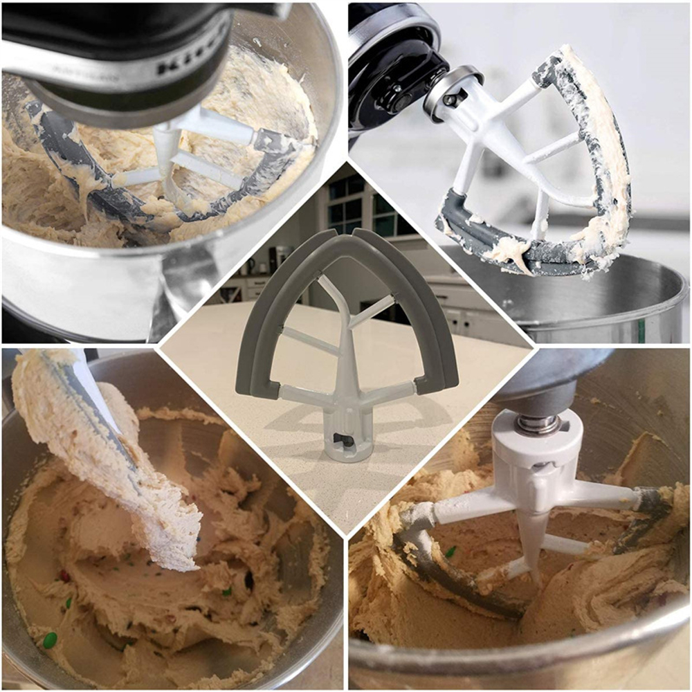 Лопатка-мешалка KitchenAid с силиконовым ребром для 5KSM125, 5KSM150, 5KSM175