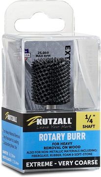 Шлифовальная головка Kutzall, цилиндр, D19мм*25.4мм, Very Coarse (Extreme), хвостовик 6,3мм