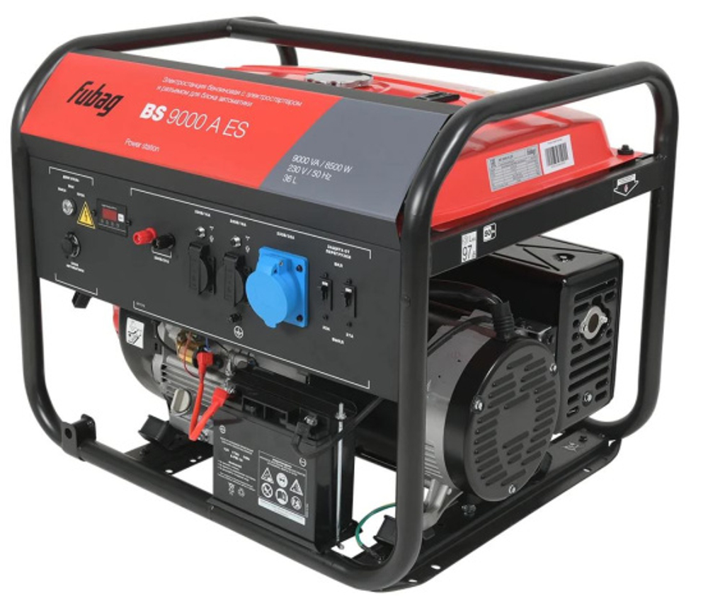 Электростанция бензиновая FUBAG bs 9000 a es