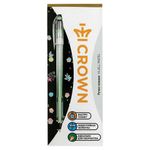 Ручка гелевая CROWN "Hi-Jell Pastel", ЗЕЛЕНАЯ ПАСТЕЛЬ, узел 0,8 мм, линия письма 0,5 мм, HJR-500P