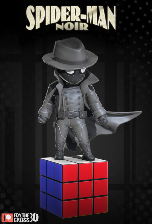 Человек паук Spider man Noir Chibi Funko POP Коллекционная Фигурка Аниме