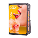Телесный двусторонний мастурбатор 19см ротик и вагина ToyFa Juicy Pussy Fruity Tongue 893019