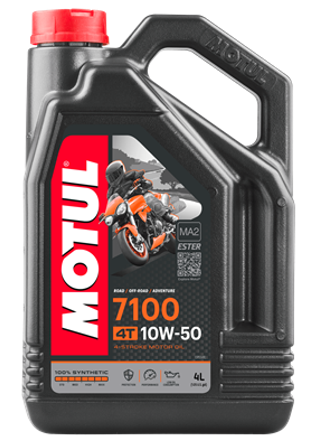 MOTUL 7100 4T 10W50 (4л) VN синтетическое моторное масло (мото)