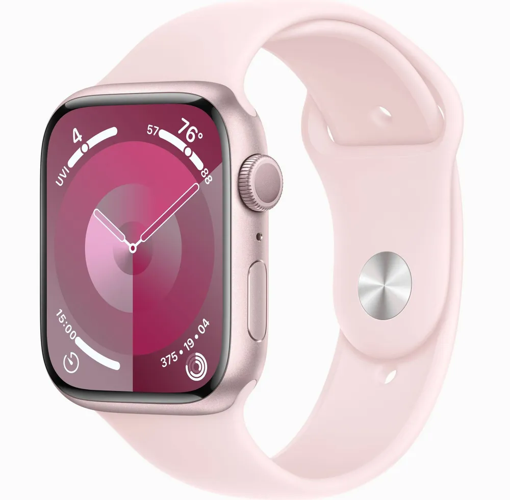 Умные часы Apple Watch Series 9 45mm Pink Al Light Pink SB M/L GPS (MR9H3)