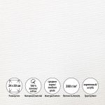 Холст на подрамнике грунтованный 24х30 см, 380 г/м², 2 шт, среднезернистый, Vista-Artista SCC-2430