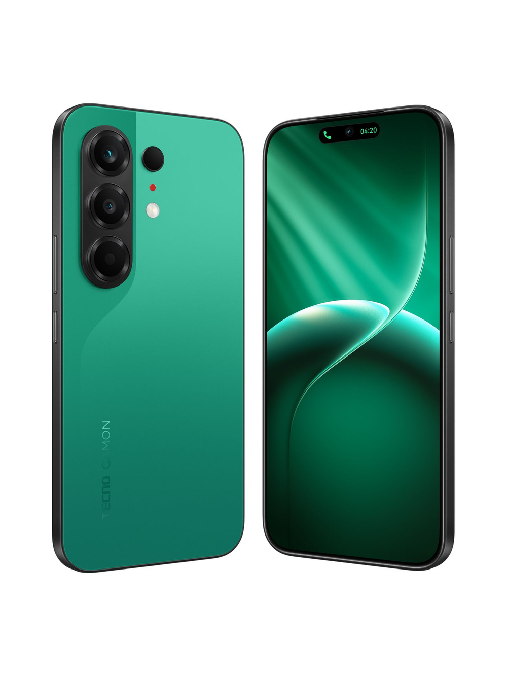 Tecno Смартфон Camon 50 Ростест (EAC) 12/256 ГБ, Nano-SIM, зеленый