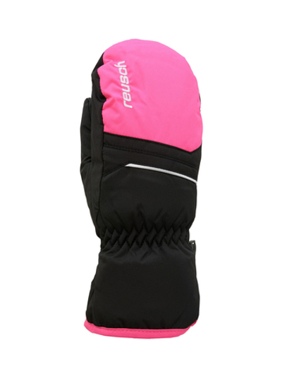 Варежки REUSCH Alan Junior Mitten Black/Pink Glo (inch (дюйм):6,5)