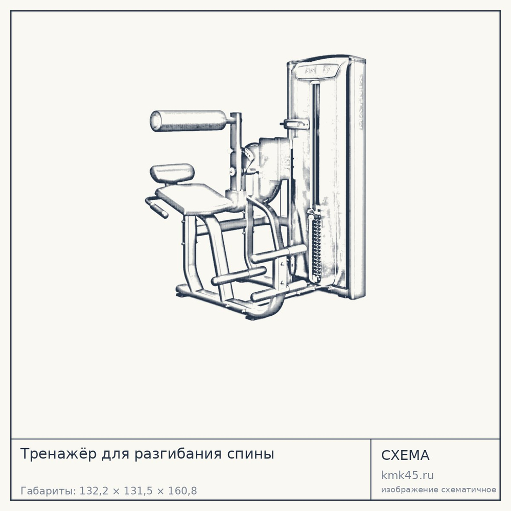 Тренажёр для разгибания спины — от 411 000 ₽