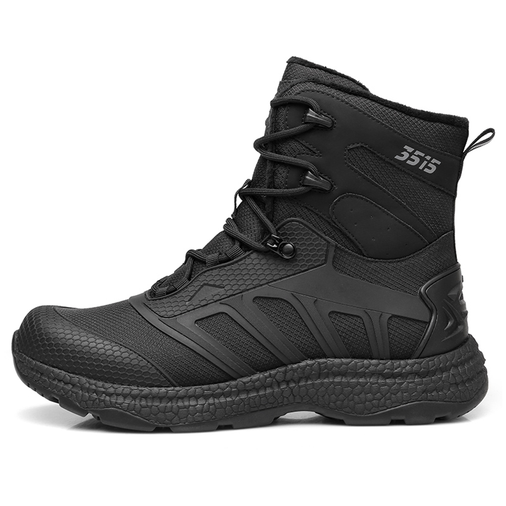 QIANGREN Combat Boots Men"s Black