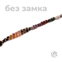 Нить бусин микс