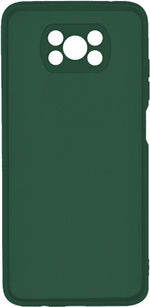 Мягкий Soft Touch чехол из силикона для XIAOMI POCO X3 / X3 PRO / X3 NFC с бархатной подкладкой