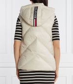 Пуховая безрукавка CHEVRON LW DOWN Tommy Hilfiger - экрю(WW0WW41177)